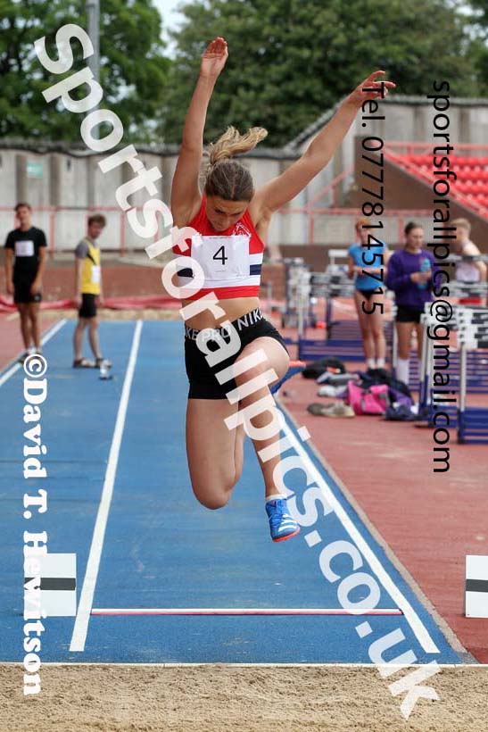 Long jump, 2021 Northumberland, Durham and Cleveland Schools. Photo: David T. Hewitson/Sports for All Pics